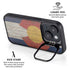 Colorado Flag Dark Wood iPhone 15 Kickstand Case